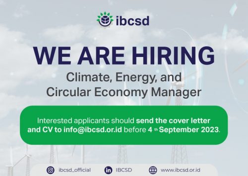IBCSD – Climate, Energy, and Circular Economy Manager