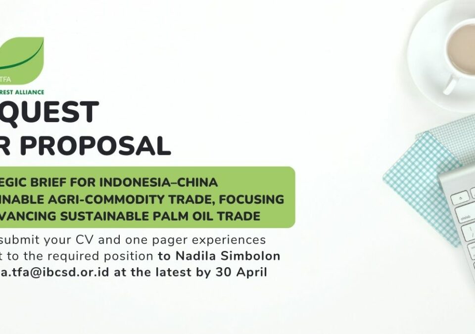Strategic Brief for Indonesia–China Sustainable Agri-Commodity Trade, Focusing on Advancing Sustainable Palm Oil Trade