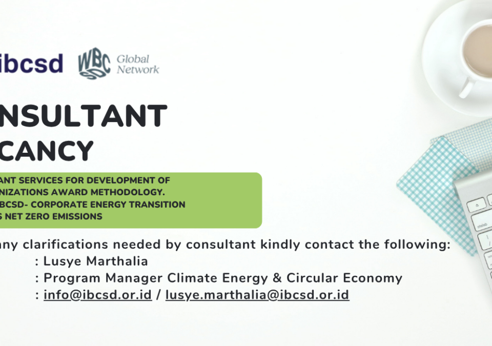Consultant Services for Development of Decarbonizations Award Methodology